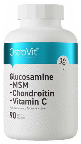 OstroVit Glucosamine + MSM + Chondroitin + Vitamin C Хондроитин и глюкозамин, OstroVit Glucosamine + MSM + Chondroitin + Vitamin C - OstroVit Glucosamine + MSM + Chondroitin + Vitamin C Хондроитин и глюкозамин
